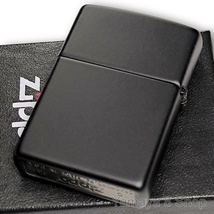 ZIPPO ブラックマット カジュアル ジッポー ライター シンプル_画像4