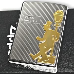 ZIPPO ドランク 酔っ払い メタルプレート＆メタル ジッポー ライター