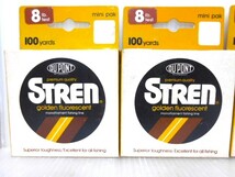 ☆☆　DU PONT STREN golden fluorescent 8lb 100yards mini pak ストレーン　デュポン　ダイワ　未使用品 _画像2