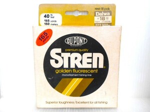 ☆☆　DU PONT STREN golden fluorescent 40lb 165yards reel-fill pak ストレーン　デュポン　ダイワ　未使用品　☆☆