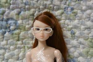 [ glasses ( white ) only ] postage included prompt decision momoko size glasses glasses 
