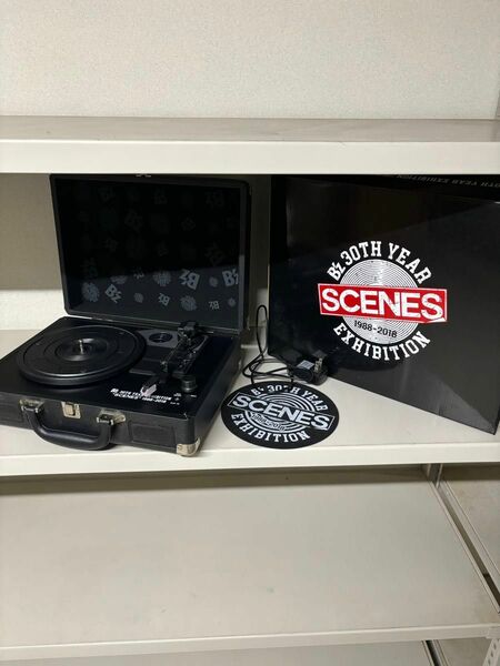 B’z レコードプレーヤー（ブラック) B’z 30th Year Exhibition “SCENES” 1988-2018