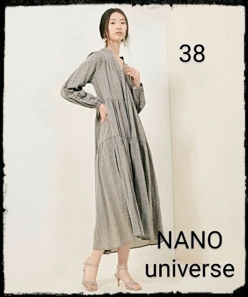 【美品】nano・universe×Hinano Yoshikawa シャツワンピース