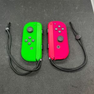 動作確認済 任天堂 Nintendo Nintendo Switch専用 Joy-Con (L) ネオングリーン/(R) ネオンピンク