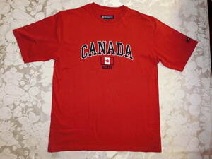 MONDETTA カナダ BANFF バンフ国立公園 CANADA 記念Tシャツ MONDETTA 深い赤 大きい 半袖Tシャツ 綿１００％ LL XL