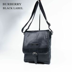 【BURBERRY BLACK LABEL】バーバリーブラックレーベル　ショルダーバッグ　ノバチェック