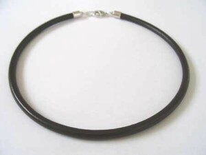  leather choker,5 millimeter type, leather, pendant 