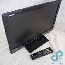 動作品 SHARP 液晶テレビ LC-22K7 リモコン B-CASカード_画像3