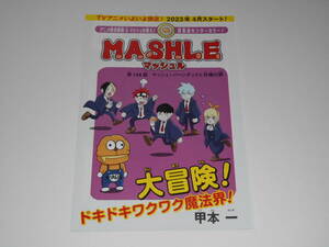 マッシュル カラーページ 切り抜き 148話 甲本一 MASHLE