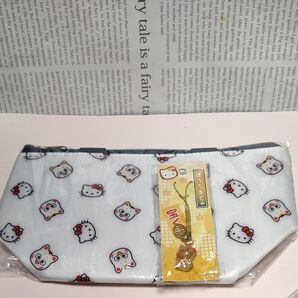 宝くじ ハローキティ 黄金根付け&保冷バッグ