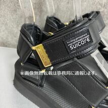 DRESSTERIOR 別注 SUICOKE ドレステリア スイコック☆DEPA サンダル/サイズ22㎝ ブラック 定価19250円_画像8