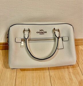 COACH コーチ ボストンバッグ ショルダーバッグ ホワイト