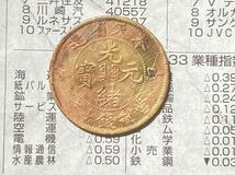 中国　奉天省造　光緒元寶　10文黄銅貨　甲辰　1904年　希少　レアコイン　古銭　アジア　外国コイン　銅幣　十文_画像1