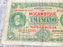 ポルトガル領モザンビーク　1エスクード紙幣　1941年　美品　希少　レア　古銭　外国紙幣　旧札　アフリカ　海外_画像2