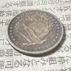 アメリカ 25セント銀貨 1917S サンフランシスコ 特年 美品 希少 レアコイン 古銭 アジア 外国古銭 海外 クォーターダラー 北米の画像4