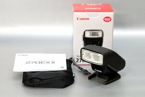 ほぼ未使用【Canon】スピードライト270EX II*バウンス撮影対応*リモートレリーズボタン/スレーブ機能