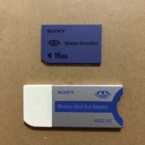 メモリースティック Duo 16MB SONY アダプタ付き