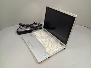 ★1円スタート★Panasonic Let’s note CF-RZ6 Core i5 7Y57 8GB SSD256GB★現状引渡★OS無★BIOSまでの動作確認★AC付★