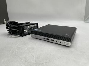 ★1円スタート★第8世代★HP EliteDesk 800 G4 DM 35W Core i5 8500T 8GB SSD新品256GB Win10 Pro 保証付き★AC付★