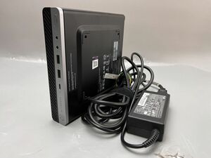 ★1円スタート★第6世代★HP EliteDesk 800 G3 Mini 35W Core i5 6500T 8GB 500GB★現状引き渡し★OS無★BIOS起動までの動作確認★AC付★