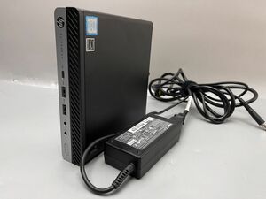 ★1円スタート★第8世代★HP EliteDesk 800 G4 DM 35W Core i5 8500T 8GB 500GB Win10 Pro 保証付き★AC付★