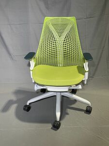 ★HermanMiller★ハーマンミラー セイルチェア ミドルバック 肘付 モデル：AS1YA22HA★現状引き渡し★