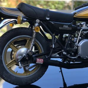 ★昭和とVANと おもちゃ★ Wit's MILE STONE KAWASAKI 750改 キャンディトーン イエロー グリーン  イエローボールカラー 1 / 12の画像5