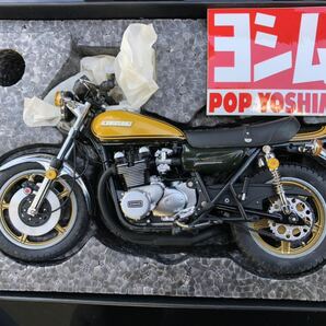 ★昭和とVANと おもちゃ★ Wit's MILE STONE KAWASAKI 750改 キャンディトーン イエロー グリーン  イエローボールカラー 1 / 12の画像8