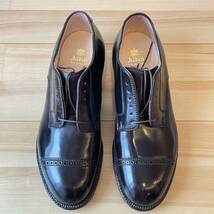 [新品] alden 56201 cap toe 8D バーガンディコードバン　anatomicaオールデンモディファイドVチップ_画像3