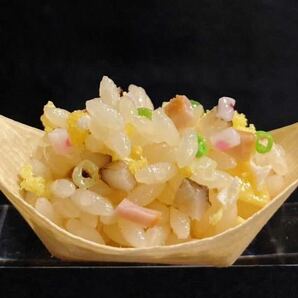 食品サンプル ミニサイズ 経木炒飯 チャーハンの画像1
