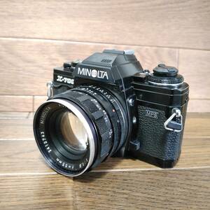 シャッターきれました【 １円スタート 】ミノルタ MINOLTA X700 50mm 1：1.7 1眼レフ 35mm フィルム カメラ マニュアル フォーカス