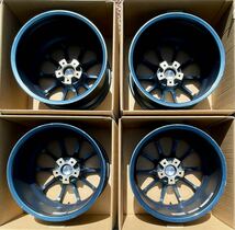 RAYS レイズ VOLK RACING ZE40 鍛造18インチ 8.5J +35 PCD114.3 5穴 マットブルーガンメタ(GB) 4本セット_画像7