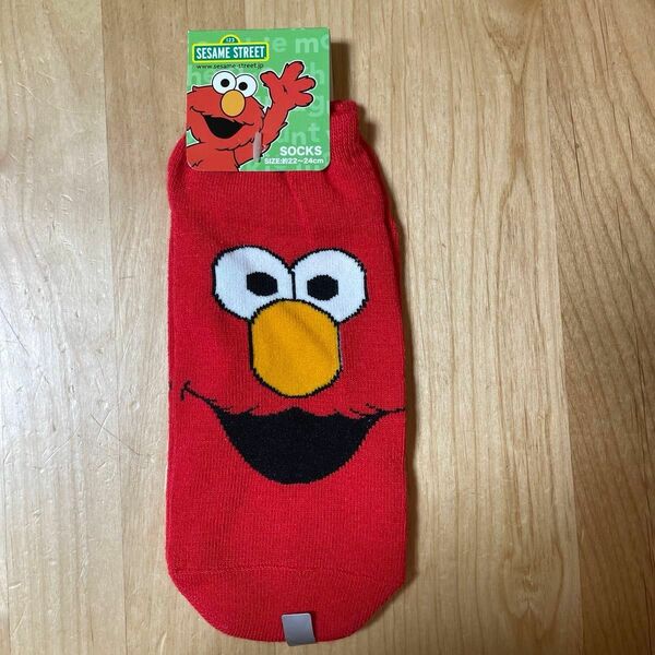 SESAME STREET エルモ 靴下 22-24cm