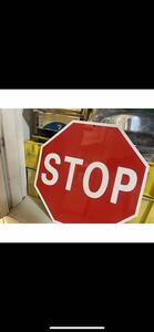 STOP 看板　ストップ　標識　アメリカ ロードサイン 