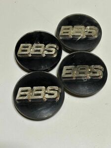 ★純正品★BBS センターキャップ 　70mm 4個 ブラックゴールド