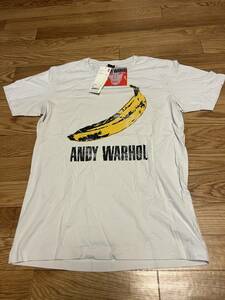 【未使用タグ付】ユニクロ UT VELVET UNDERGRAOUND & NICO アンディウォーホル バナナ Tシャツ UNIQLO Andy Warhol 洋楽 ロック