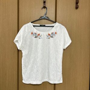 最終値下げ！刺繍レース　Tシャツ　Mサイズ