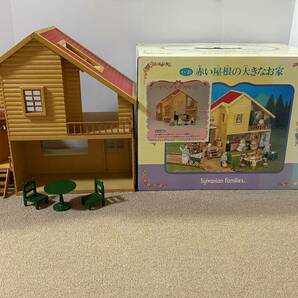 1995年 シルバニアファミリー 赤い屋根の大きなお家 ハ-21 ビンテージ 玩具 レトロ Sylvanian Families ドールハウス/アンティーク 雑貨/QHの画像1