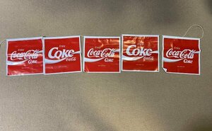 CocaCola コカコーラ 垂れ幕 ポップ 販促品 フラッグ バナー 企業物 当時物/ビンテージ アンティーク レトロ 骨董 雑貨/QH