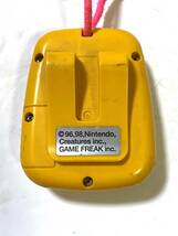 1998年 Nintendo POCKET PIKACHU 任天堂 ポケットピカチュウ ポケモン ピカチュウ ポケットモンスター 万歩計 歩数計/携帯 ゲーム/NL_画像4