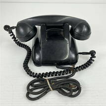 2402601-022 黒電話 電話機 4号C共電式 NEC ダイヤル式 昭和レトロ _画像2