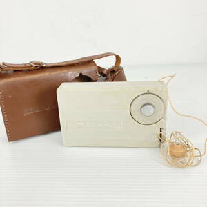 2403602-033 白砂電気 SILVER POCKET RADIO 真空管式 ポータブルラジオ PC-200 ケース付 現状品