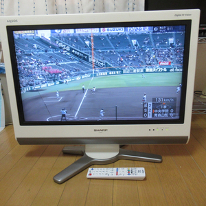 訳あり SHARP シャープ AQUOS アクオス LC-26D30 2008年製 液晶テレビ 26型 B-CASカード付