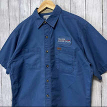 カーハート Carhartt 半袖シャツ ワークシャツ メンズ ワンポイント Lサイズ 3‐341 _画像3