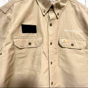 カーハート Carhartt 半袖シャツ ワークシャツ メンズ ワンポイント XLサイズ 3‐335の画像5