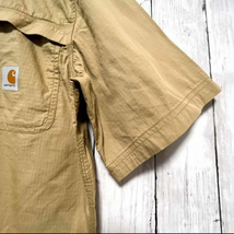 カーハート Carhartt Force 半袖シャツ ワークシャツ メンズ ワンポイント Mサイズ コットン72％ ナイロン28％ 3‐337_画像7