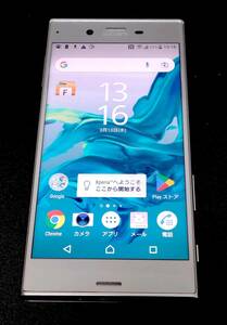 XPERIA XZ 601SO プラチナシルバー SONY ソニー 動作品 simロック解除 初期化済 Micro-SDカード(1GB)付き androidスマートフォン