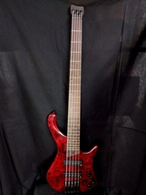 Ibanez EHB1505 SWL Stained Wine Red Low Gloss アイバニーズ 5弦ベース ヘッドレス マルチスケール_画像2