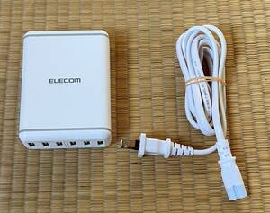 エレコム 6ポートAC充電器 EC-ACD01WH 送料込