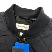 未使用品◆CALVIN KLEIN カルバンクライン キルティングボンバー ジャケット L◆ ネイビー メンズ アウター_画像3